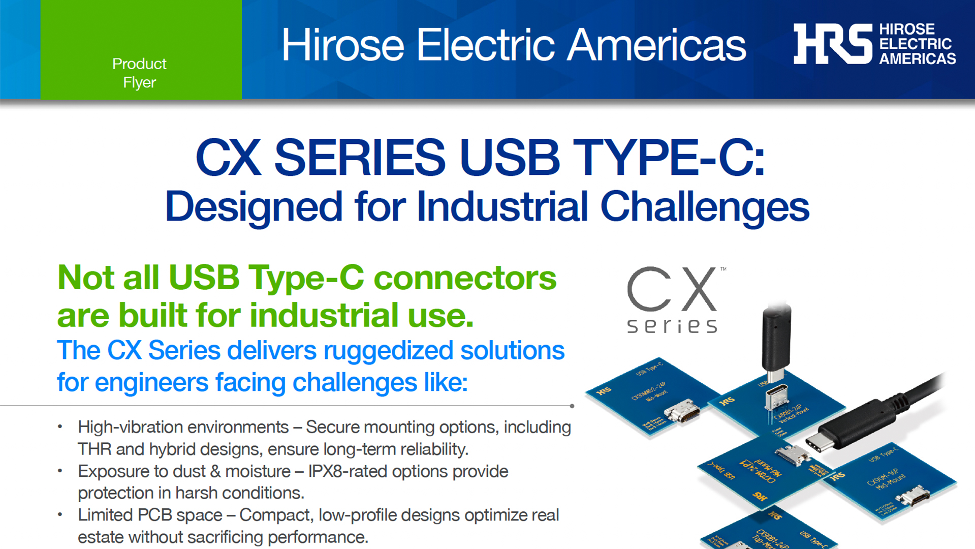 CX Series Connectors | Hirose - Advanced & Streamlined Design